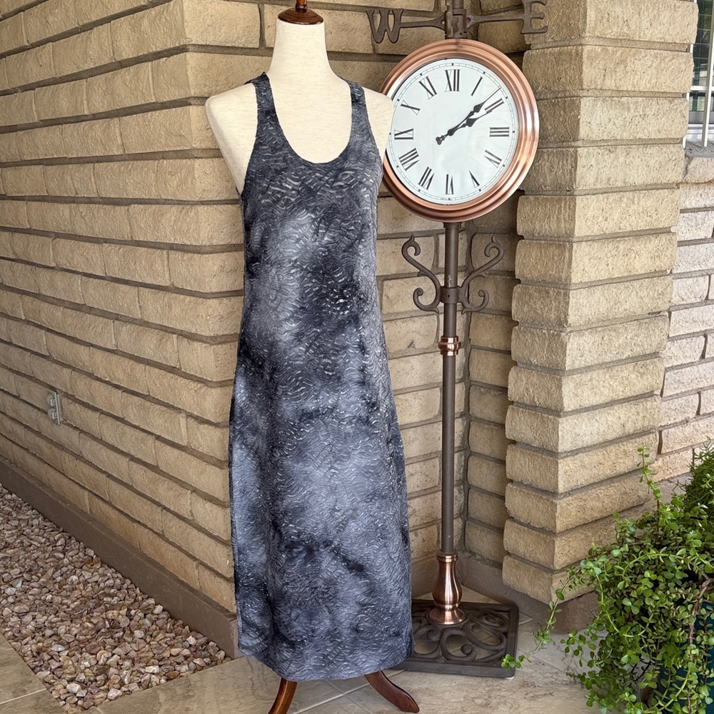 Lauren Vidal Charcoal Midi Dress